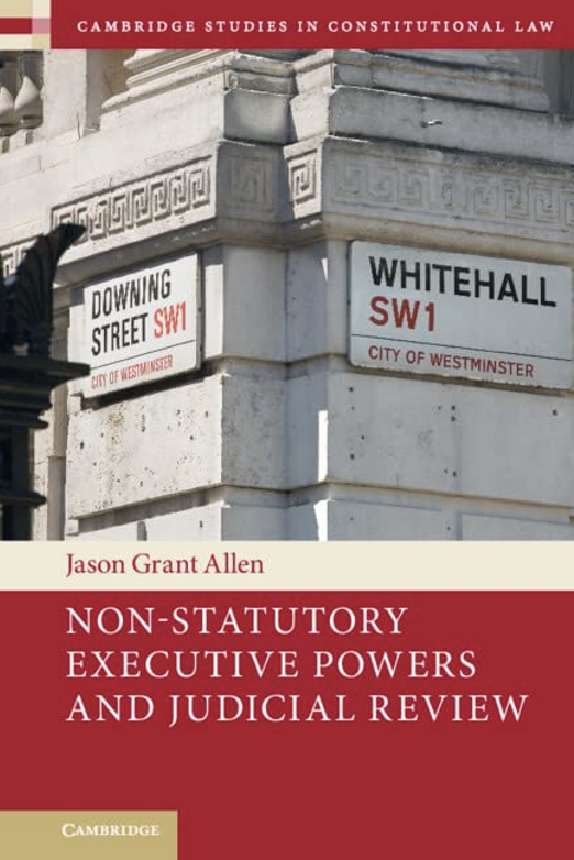 Non-Statutory Executive Powers and Judicial Review_cover